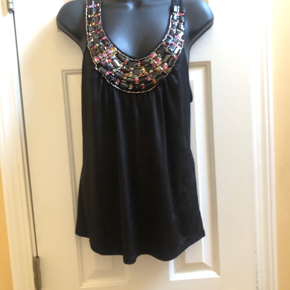 No sleeves bedazzle tops